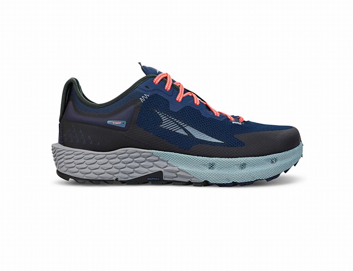 Black / Blue Men's Altra Timp 4 Trail Running Shoes | TS7192460