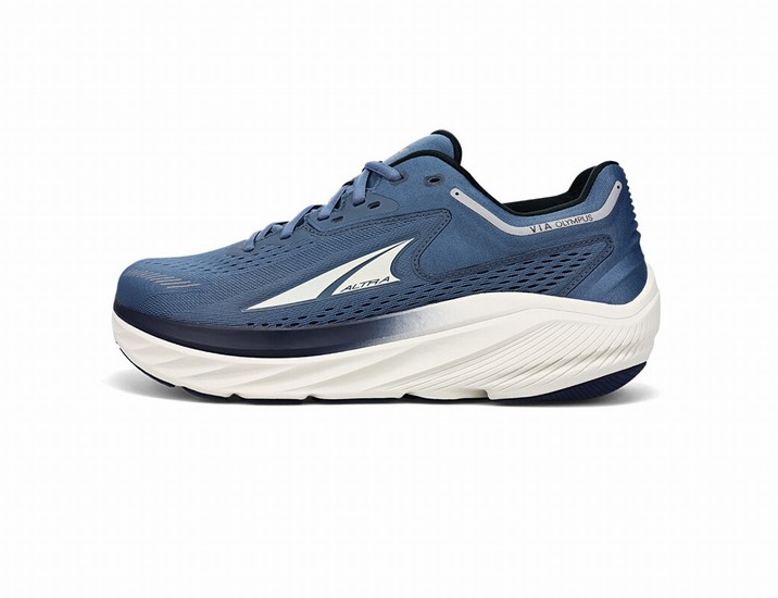 Blue / Black / White Men's Altra Via Olympus Road Running Shoes | FL2016943