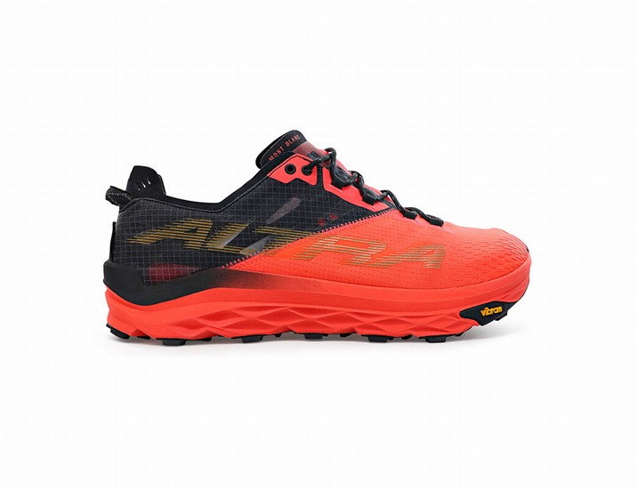 Coral / Black Women's Altra Mont Blanc Trail Running Shoes | KW0728549