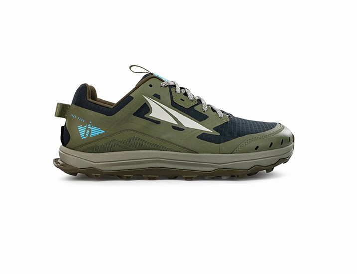 Olive / Black Men's Altra Lone Peak 6 Trail Running Shoes | XY8379065