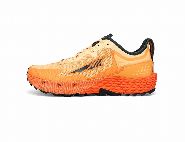 Orange / Black Men's Altra Timp 4 Trail Running Shoes | HJ5901387