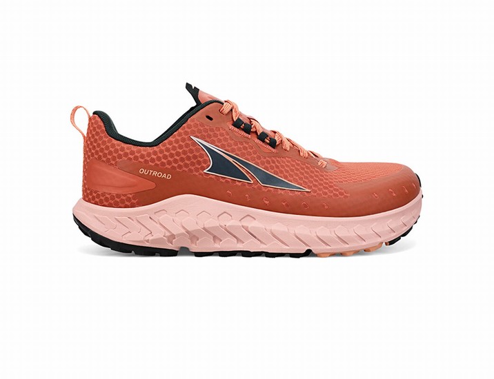 Orange Women's Altra Outroad Trail Running Shoes | EF2039675