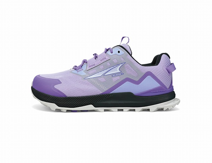 Purple Women's Altra Lone Peak Low All-Wthr 2 Trail Running Shoes | CF2097518