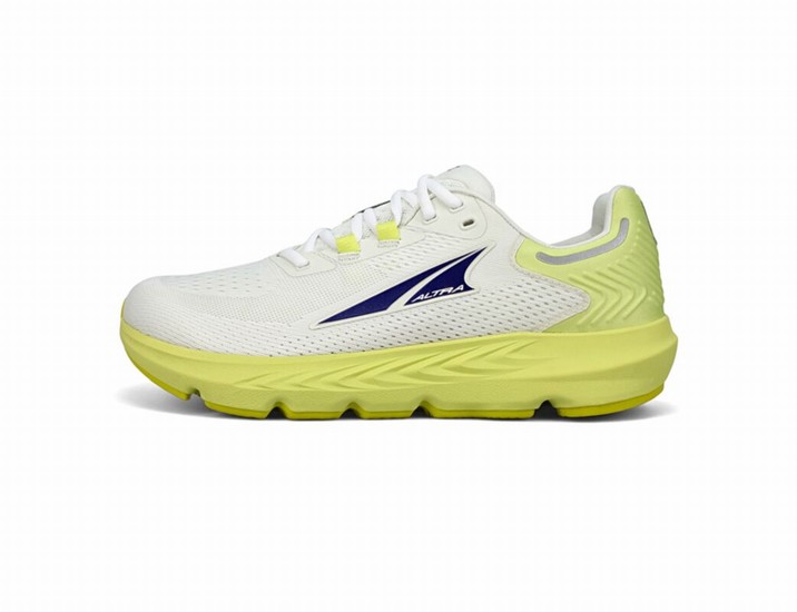 White / Green Women's Altra Provision 7 Road Running Shoes | KC4869231