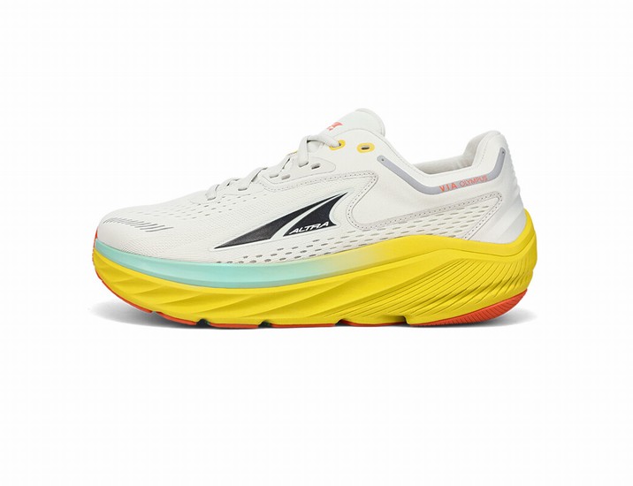 White / Yellow / Blue / Orange Men's Altra Via Olympus Road Running Shoes | YC6190573