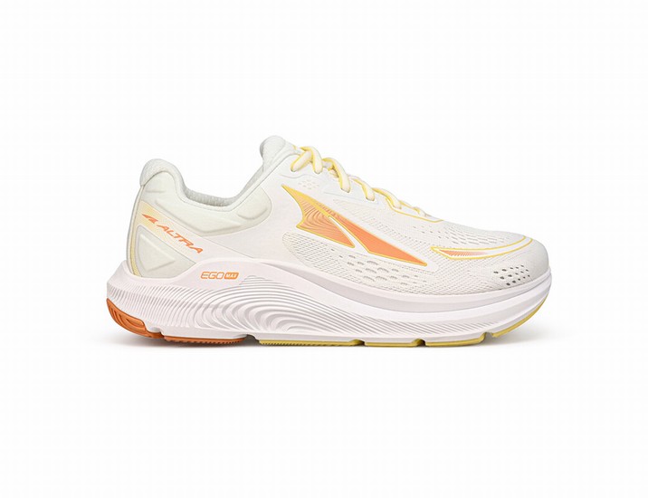 Yellow / White Women's Altra Paradigm 6 Road Running Shoes | NS3709145