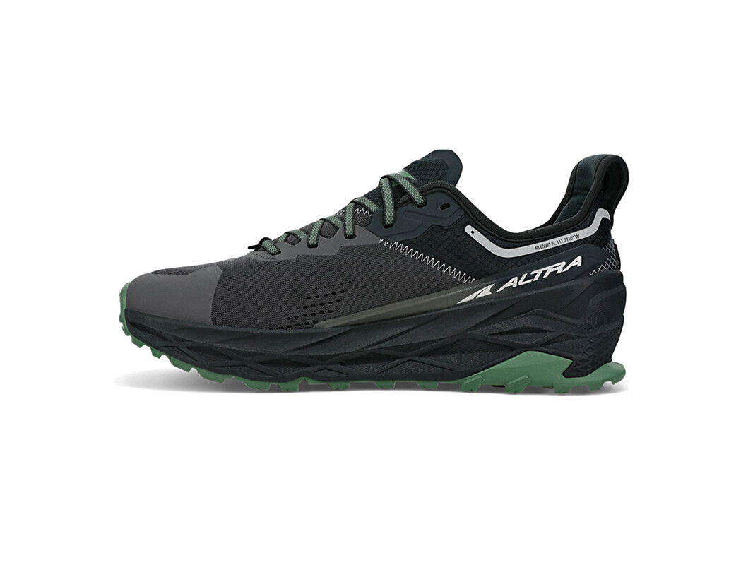 Black / Grey Men's Altra Olympus 5 Trail Running Shoes | LO5197260