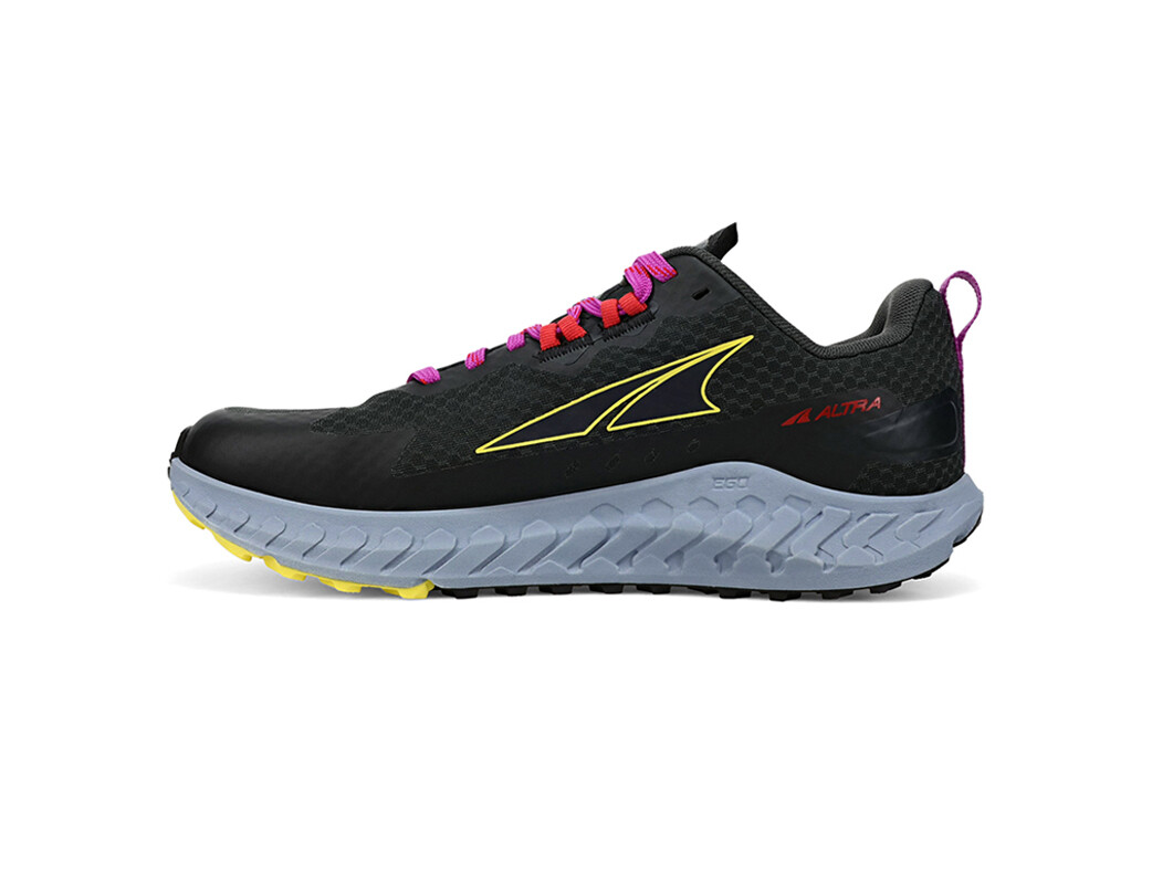 Black / Grey / Yellow Women's Altra Outroad Trail Running Shoes | TN5937642