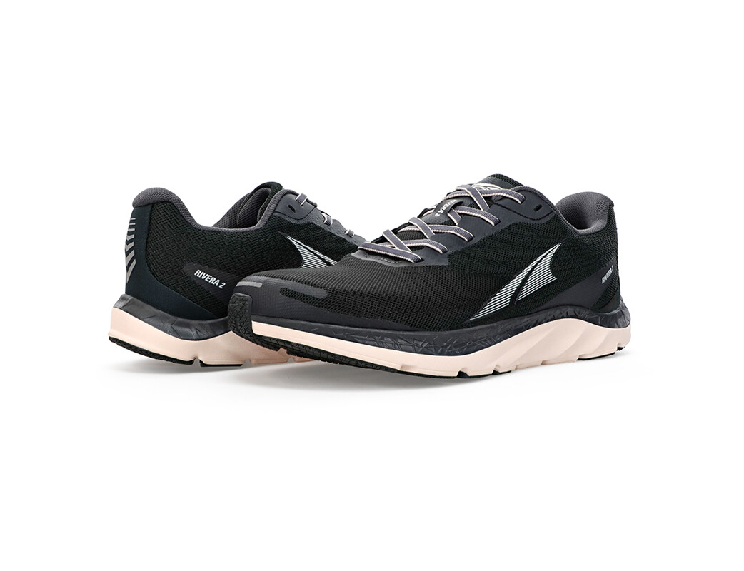 Black / Pink Women's Altra Rivera 2 Road Running Shoes | XC2314576