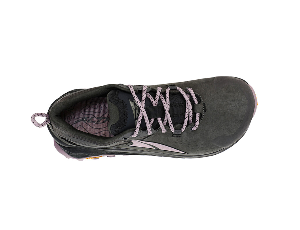 Black / Purple Women's Altra Olympus Low GTX Hiking Shoes | ZH9671234