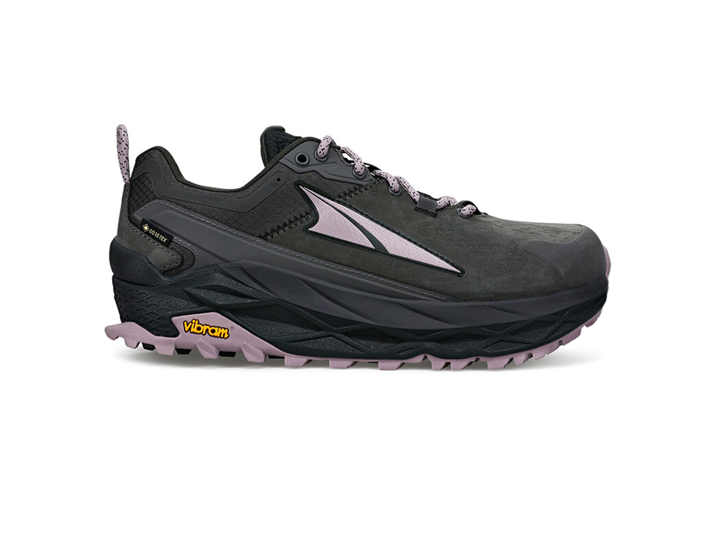 Black / Purple Women\'s Altra Olympus Low GTX Hiking Shoes | ZH9671234