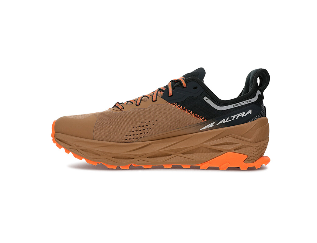 Brown / Black Men's Altra Olympus 5 Trail Running Shoes | SU3196547