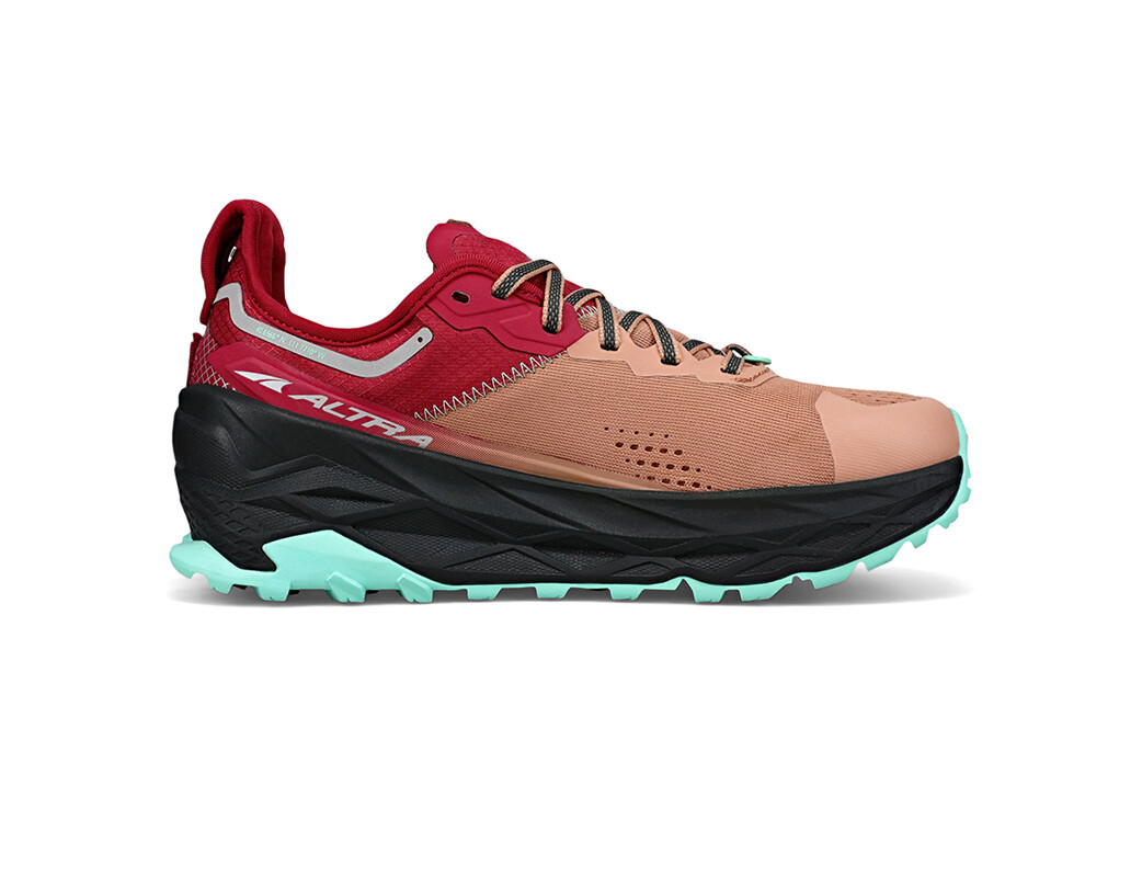 Brown / Red / Black Women's Altra Olympus 5 Trail Running Shoes | HD4862350