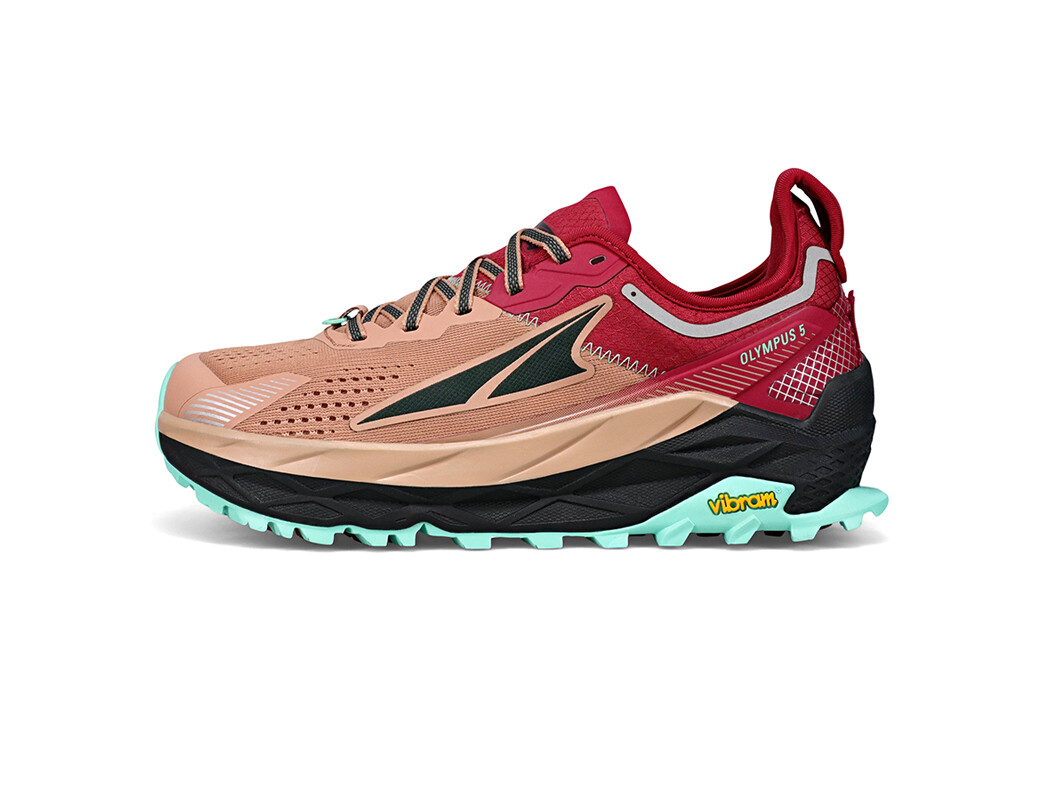 Brown / Red / Black Women\'s Altra Olympus 5 Trail Running Shoes | HD4862350