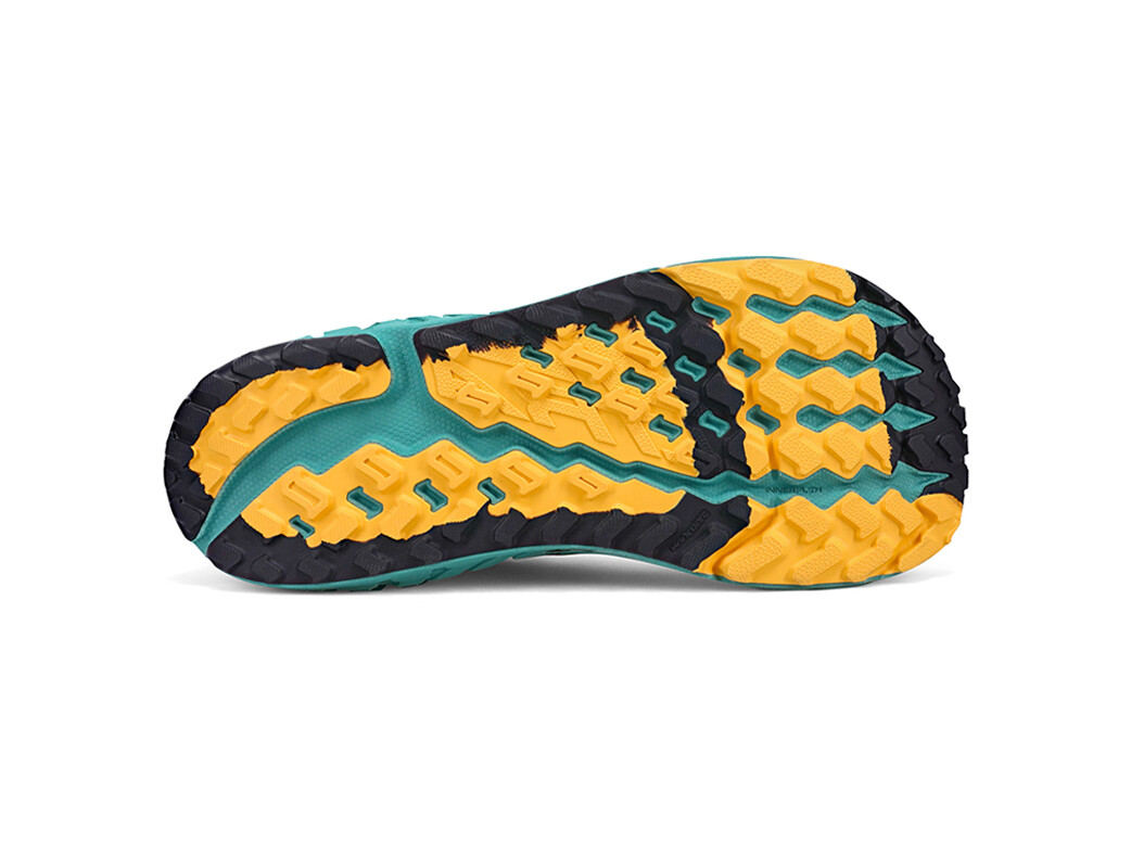 Deep Turquoise / Yellow Men's Altra Outroad Trail Running Shoes | AM4760892