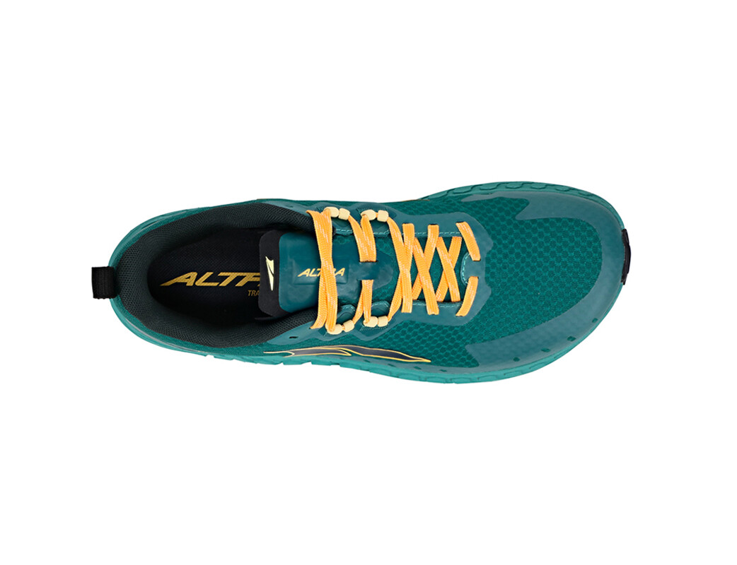 Deep Turquoise / Yellow Men's Altra Outroad Trail Running Shoes | AM4760892