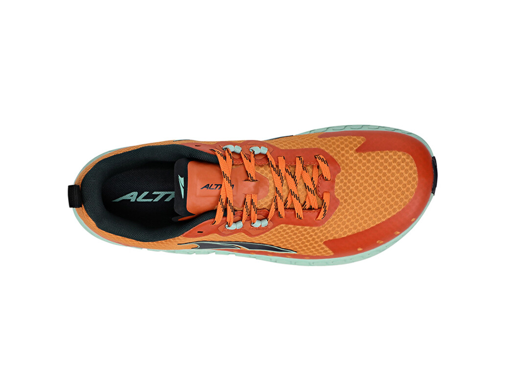 Green / Orange Men's Altra Outroad Trail Running Shoes | ID1680924