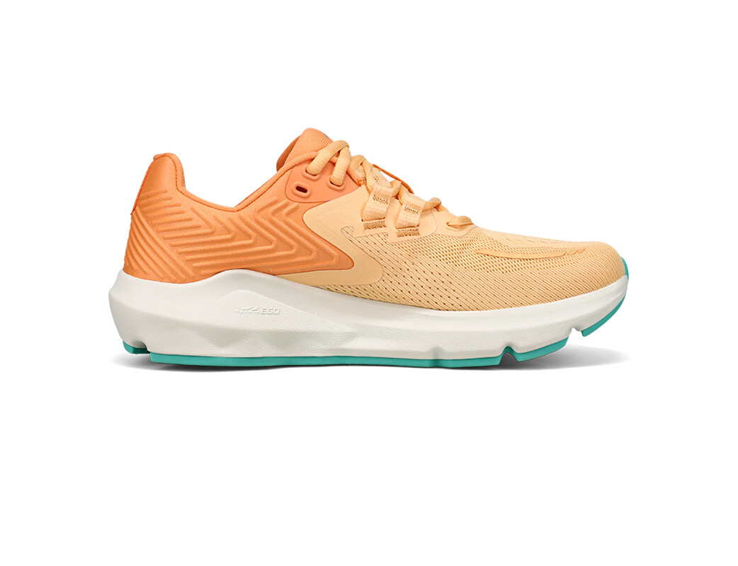 Green / Orange Women's Altra Provision 7 Road Running Shoes | HW8239407