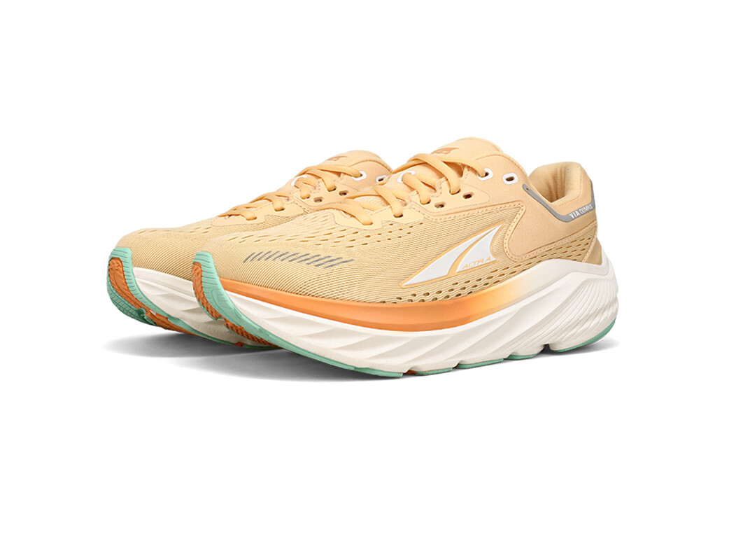 Green / Orange Women's Altra Via Olympus Road Running Shoes | CO3869170