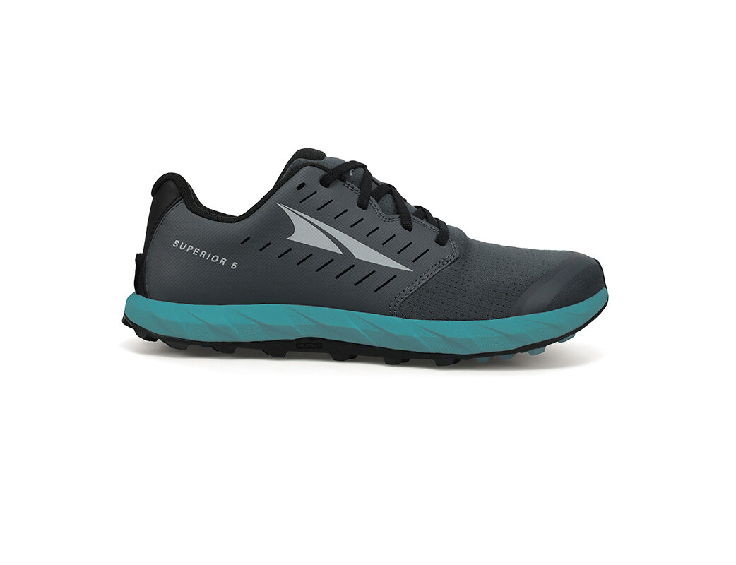 Grey / Deep Turquoise Women\'s Altra Superior 5 Trail Running Shoes | CH5634019