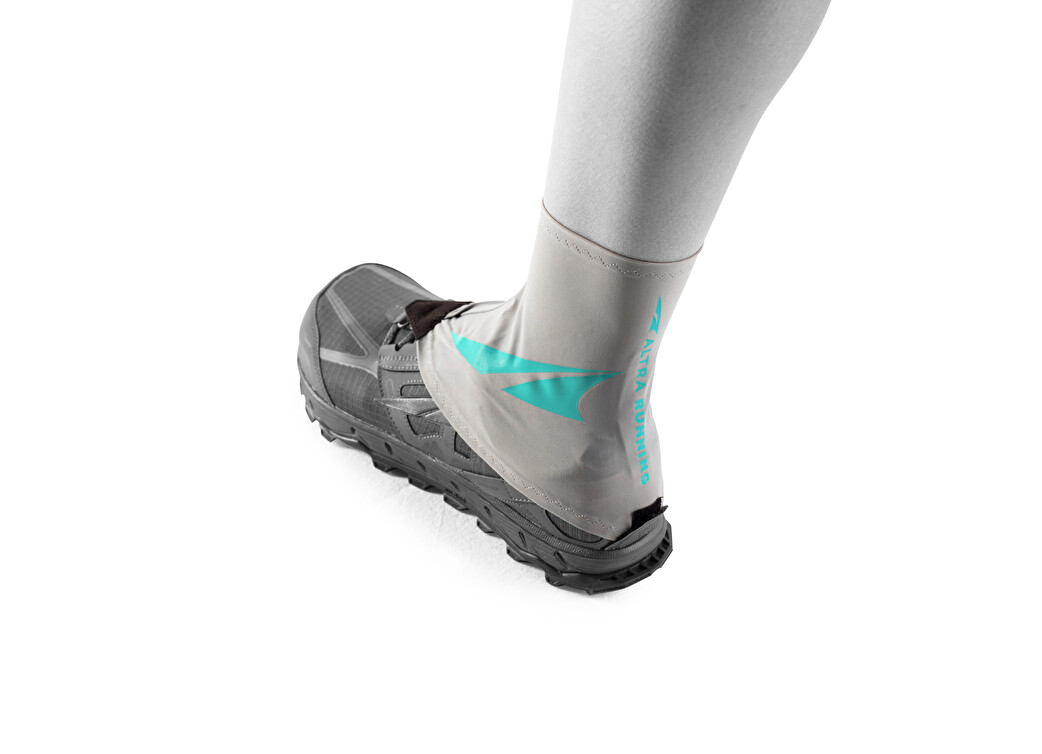 Grey / Turquoise Men's Altra Trail Gaiter Walking Shoes | CQ1835427