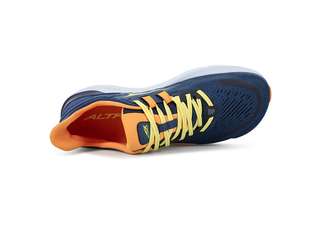 Navy / White / Orange Men's Altra Provision 6 Road Running Shoes | RK1087546