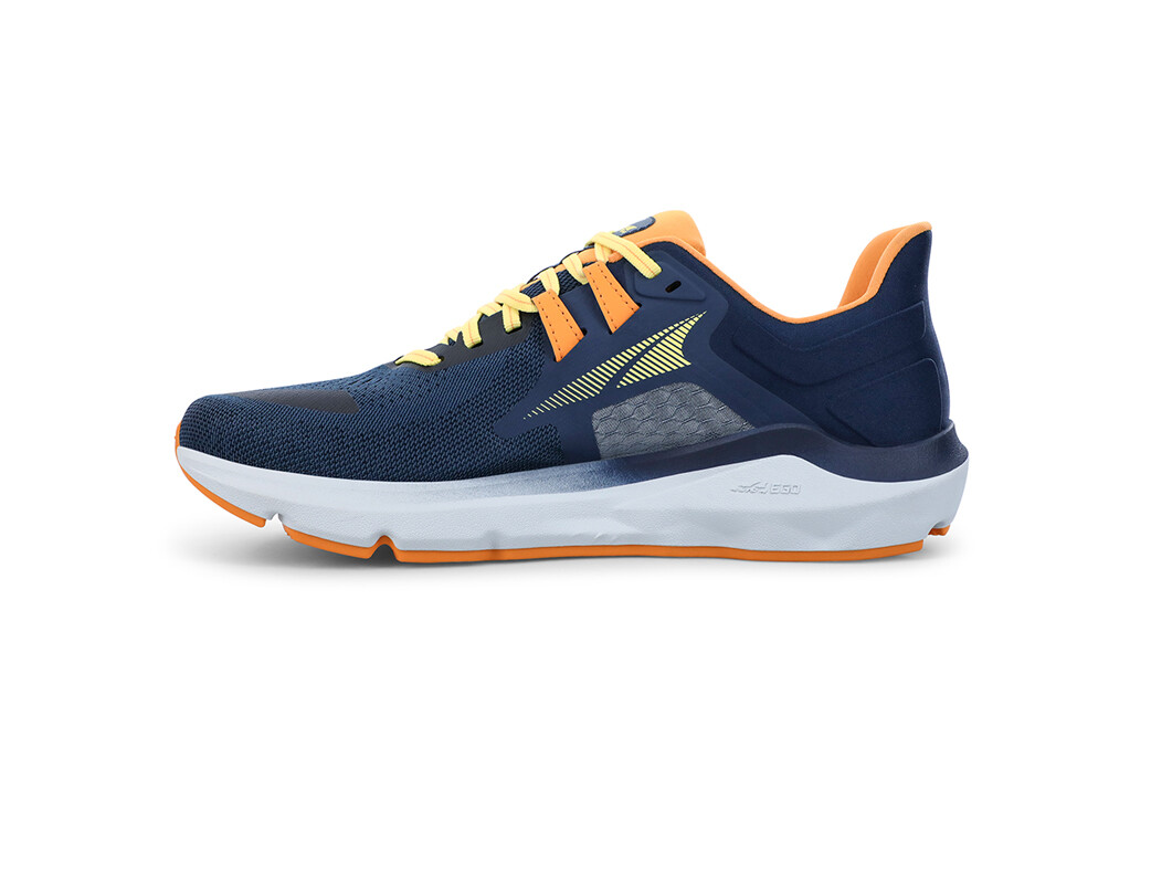 Navy / White / Orange Men's Altra Provision 6 Road Running Shoes | RK1087546