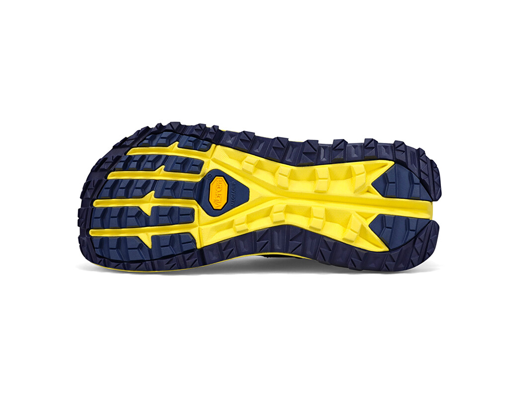 Navy / Yellow Men's Altra Olympus 5 Trail Running Shoes | WD9634280