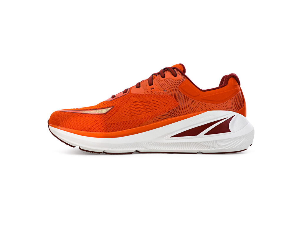 Orange / White Men's Altra Paradigm 6 Road Running Shoes | VN9702418