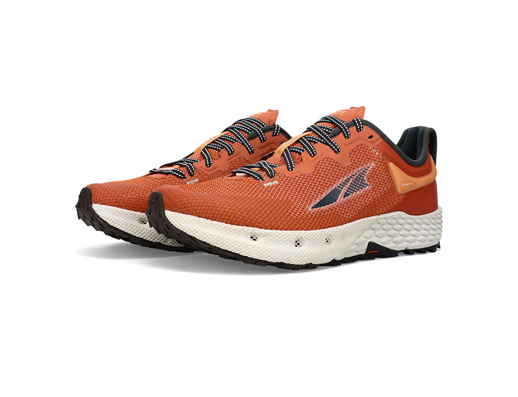 Orange / White Women's Altra Timp 4 Trail Running Shoes | QR4731059