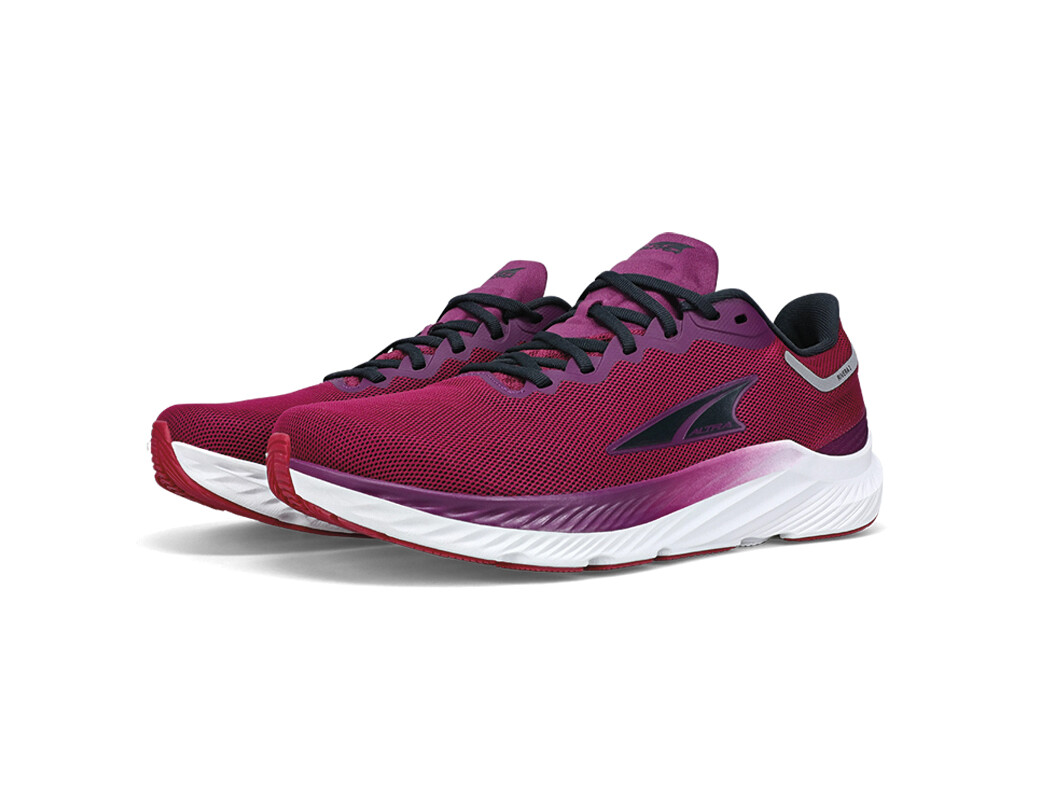 Red / Purple / White Women's Altra Rivera 3 Road Running Shoes | XV3642957