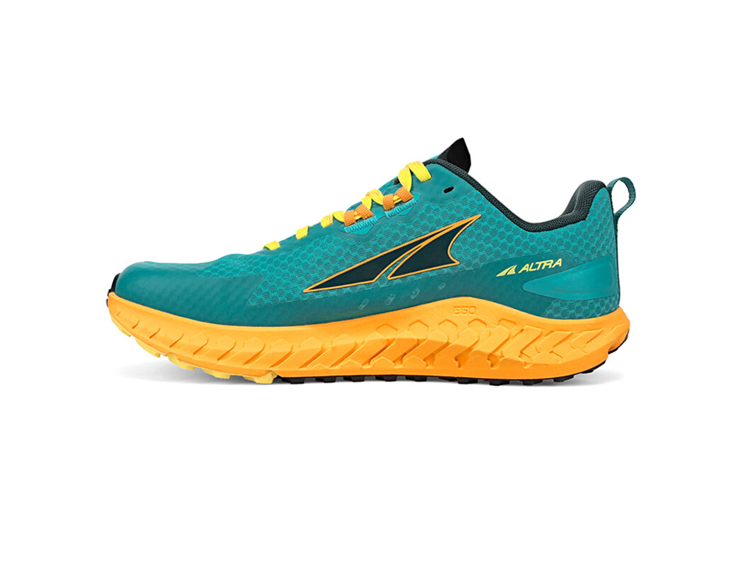 Turquoise / Yellow Women's Altra Outroad Trail Running Shoes | YZ3481260