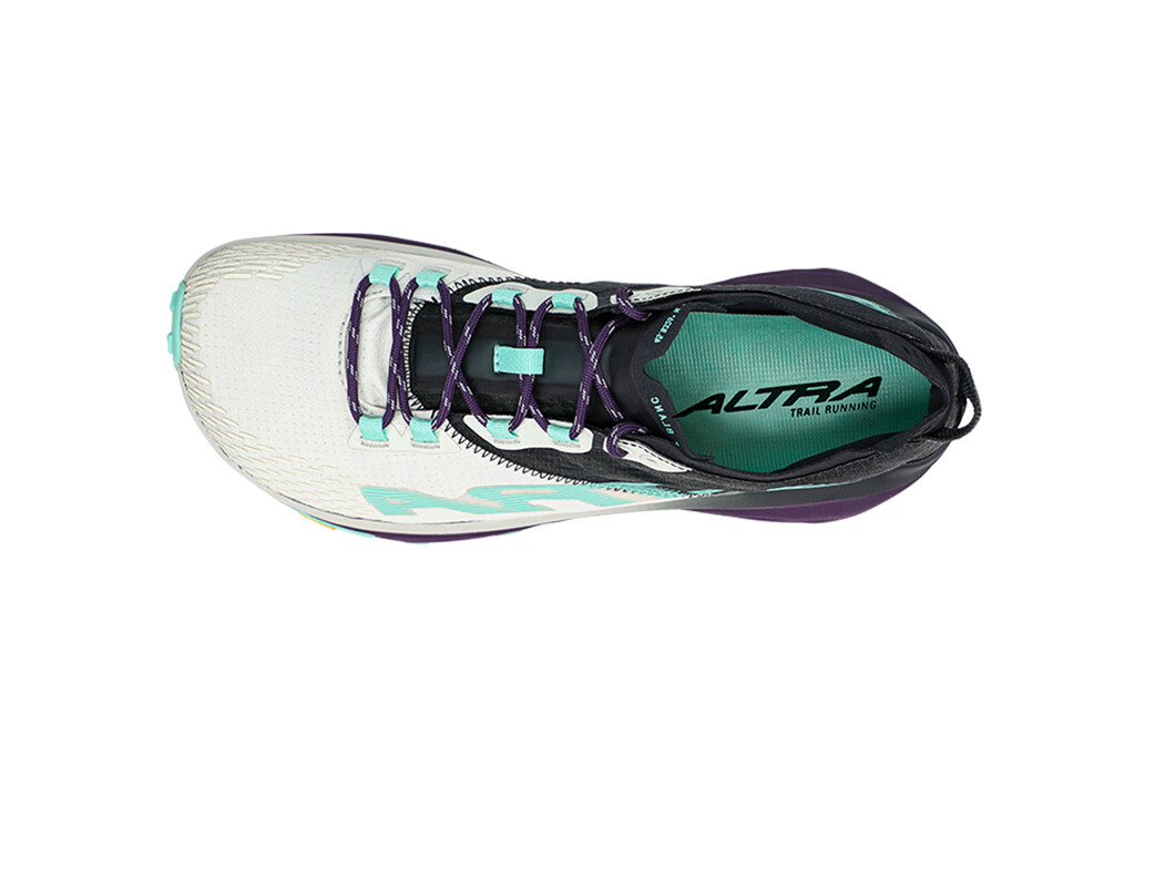 White / Black / Green Women's Altra Mont Blanc Trail Running Shoes | AI4367825