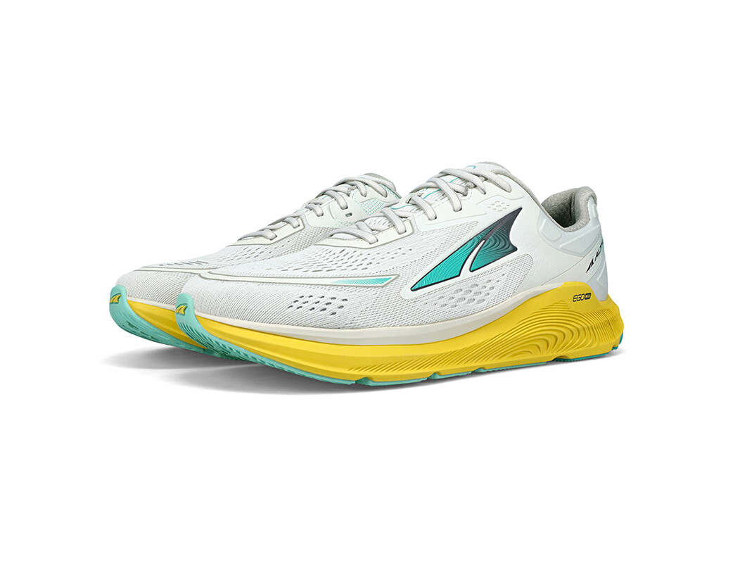 White / Blue / Yellow Men's Altra Paradigm 6 Road Running Shoes | PJ5427381