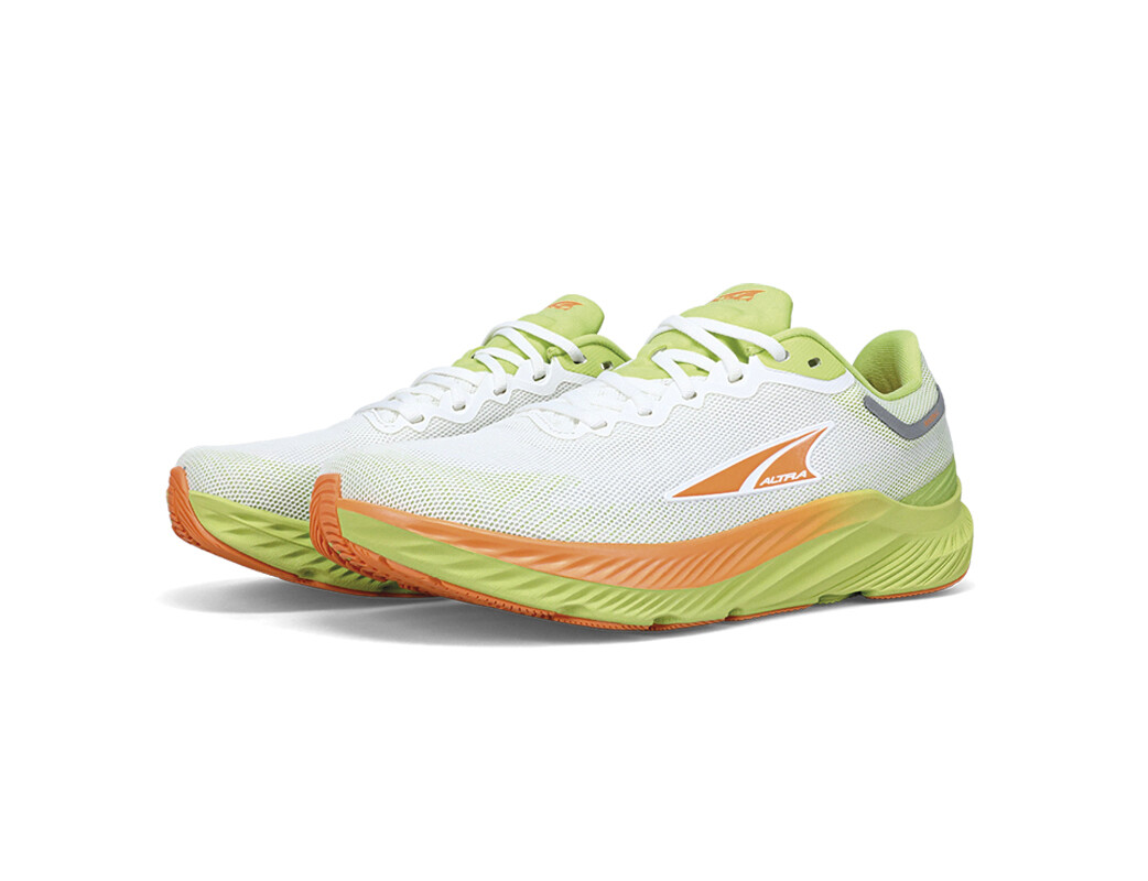 White / Green / Orange Women's Altra Rivera 3 Road Running Shoes | GI7928031