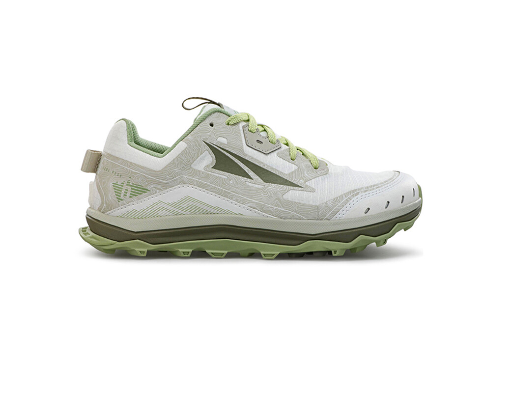 White / Green Women\'s Altra Lone Peak 6 Trail Running Shoes | CX6154782