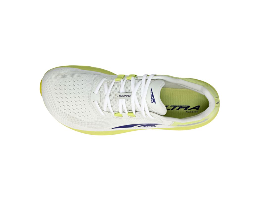 White / Green Women's Altra Provision 7 Road Running Shoes | KC4869231