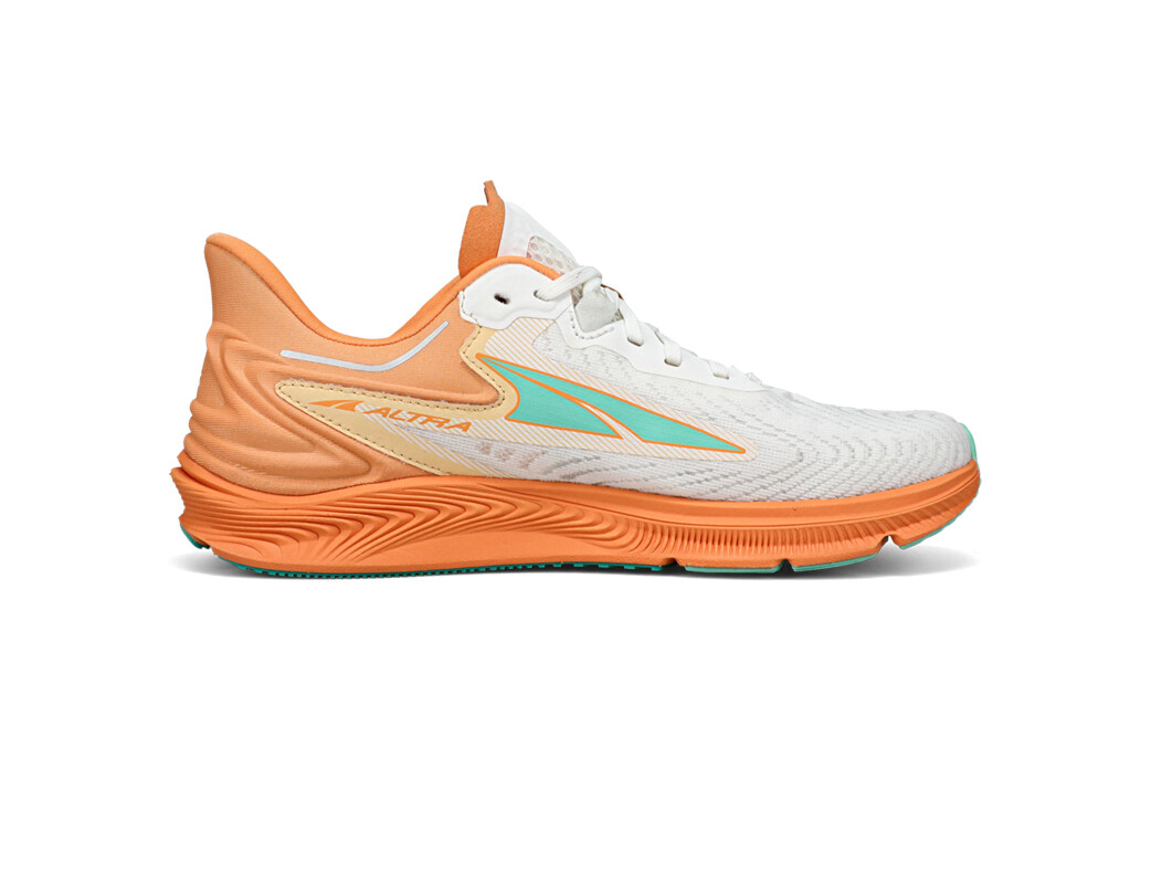 White / Orange / Green Women's Altra Torin 6 Road Running Shoes | DI7421059