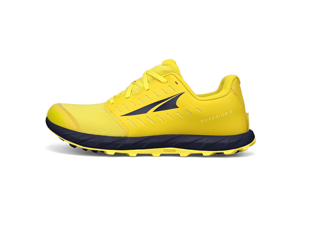 Yellow / Black Men\'s Altra Superior 5 Trail Running Shoes | RN5879361