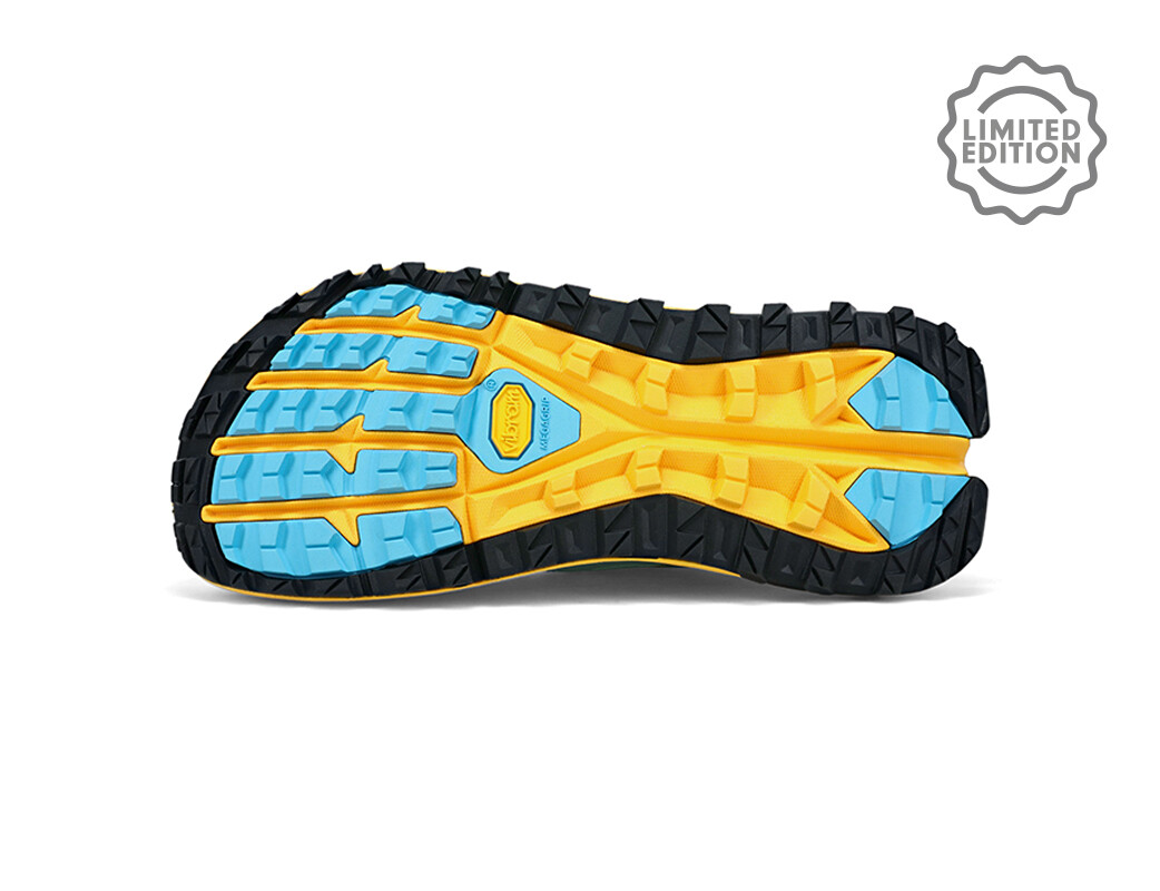 Yellow / Blue Men's Altra Olympus 5 Chamonix Trail Running Shoes | ED9068437