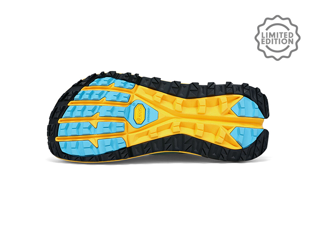 Yellow / Blue Women's Altra Olympus 5 Chamonix Trail Running Shoes | YU1082537